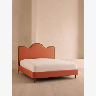 Soho Home Aubrey Bed, Superking, Linen, Antique Rose