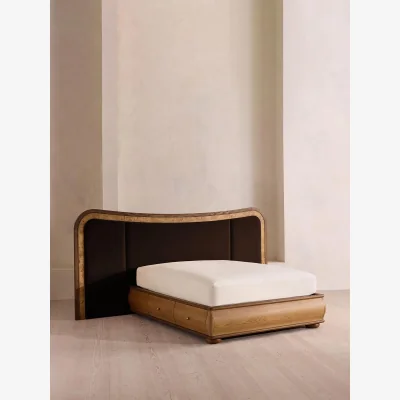 Soho Home Alana Bed, Superking, Velvet, Chocolate