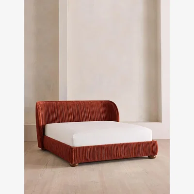 Soho Home Blair Bed, Super King, Velvet Rust, UK
