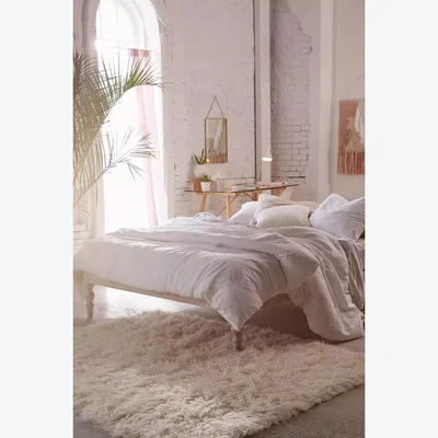 Urban Outfitters Boho Double Bed - White ALL at Urban Outfitters