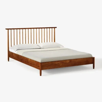 Westwing Pine Wood Bed Windsor with Headboard
