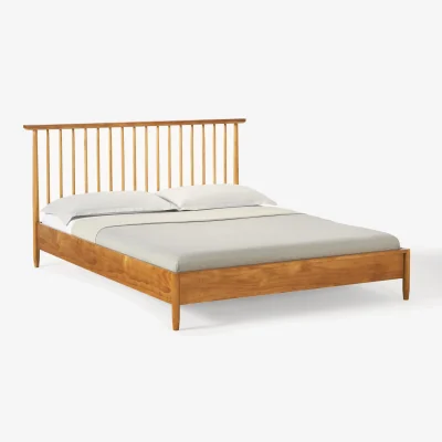Westwing Pine Wood Bed Windsor with Headboard