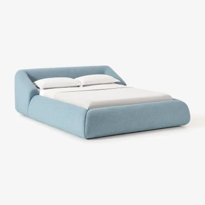 Westwing Upholstered Bouclé Bed Sofia