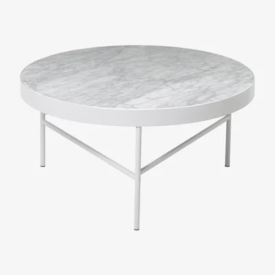 Amara ferm LIVING - Marble Table - Large - White Bianco Carra