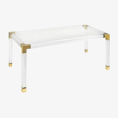 Amara Jonathan Adler - Jacques Dining Table - Brass