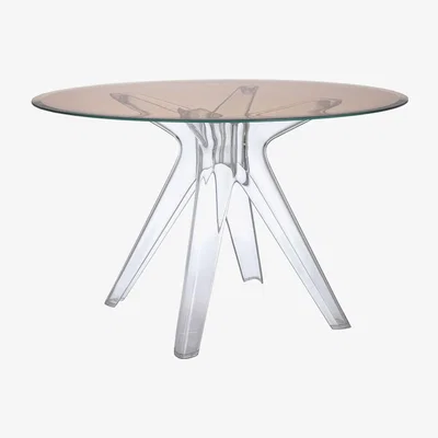Amara Kartell - Sir Gio Transparent Round Table - Pink