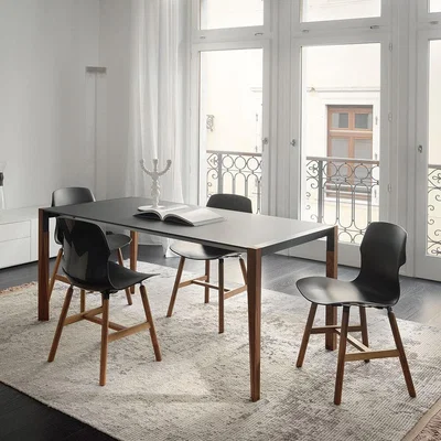 Amara Horm & Casamania - Tango Extendable Dining Table - Walnut/Black
