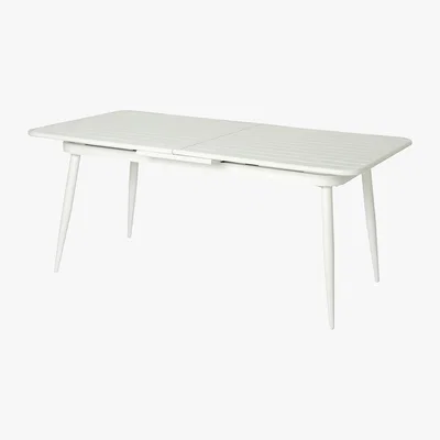 Amara A by AMARA - Outdoor Extendable Dining Table - White