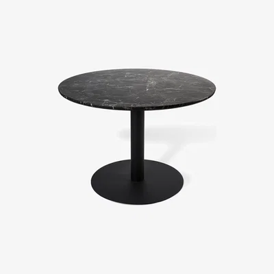 Amara Pols Potten - Slab Round Dining Table - Black Marble