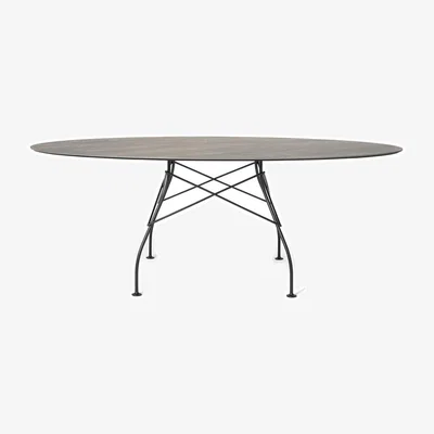 Amara Glossy Outdoor Oval Dining Table