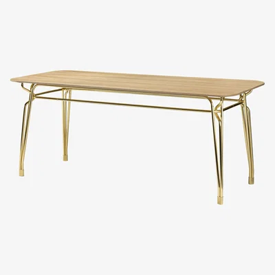 Amara GHIDINI 1961 - Botany Dining Table - Pink/Gold - Large