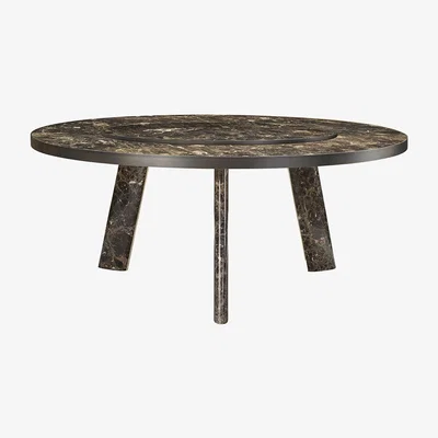 Amara GHIDINI 1961 - Native Round Dining Table - Marble