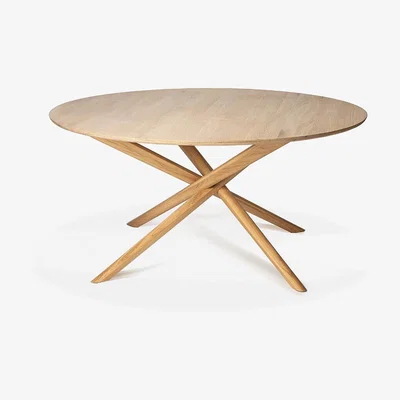 Amara Ethnicraft - Mikado Dining Table - Oak - Round