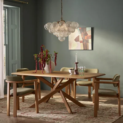 Atkin & Thyme Cruz Solid Oak Dining Table