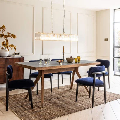 Atkin & Thyme Palermo Ceramic Marble Effect Dining Table