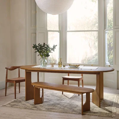 Atkin & Thyme Umi Solid Oak Extendable Dining Table