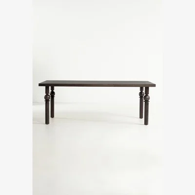 Anthropologie Turner Oak Wood Dining Table