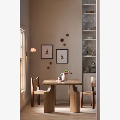 Anthropologie Ava Rectangular Oak Dining Table