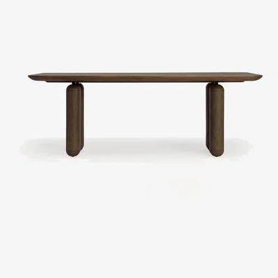 Anthropologie Imperia Rectangular Oak Wood Dining Table
