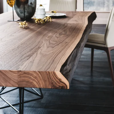 Arighi Bianchi Cattelan Italia Gordon Deep Wood Dining Table