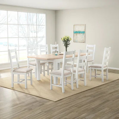 Arighi Bianchi Rutland Painted 140-200cm Extending Dining Table