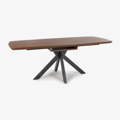 Arighi Bianchi Roxbury 140-180cm Extending Boat Table, Mahogany