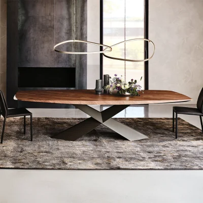 Arighi Bianchi Cattelan Italia Tyron Masterwood Dining Table