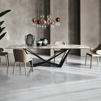 Arighi Bianchi Cattelan Italia Skorpio Keramik Dining Table