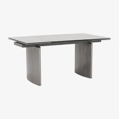 Barker and Stonehouse Antero Extending Dining Table, Grey Ceramic | Barker & Stonehouse