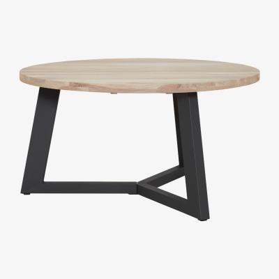 Barker and Stonehouse Fira Round Dining Table 140cm, Grey | Barker & Stonehouse