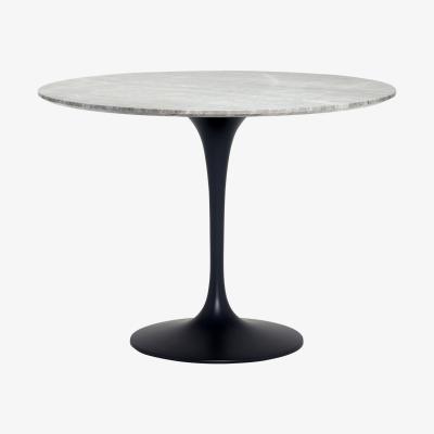 Barker and Stonehouse Nell Round Dining Table, Grey Marble | Barker & Stonehouse