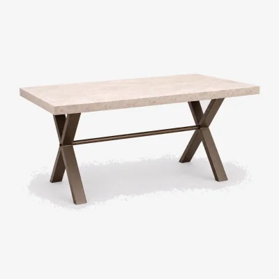 Barker and Stonehouse Skalvik Fixed Industrial Table 160X90X76Cm | Barker & Stonehouse
