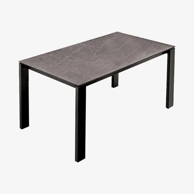 Barker and Stonehouse Bontempi Tom Dining Table, Black | Bontempi