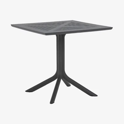 Barker and Stonehouse Pollux 80cm Dining Table, Black | Barker & Stonehouse