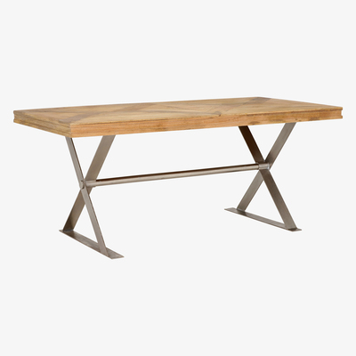 Barker and Stonehouse Flores X Leg 180cm Dining Table