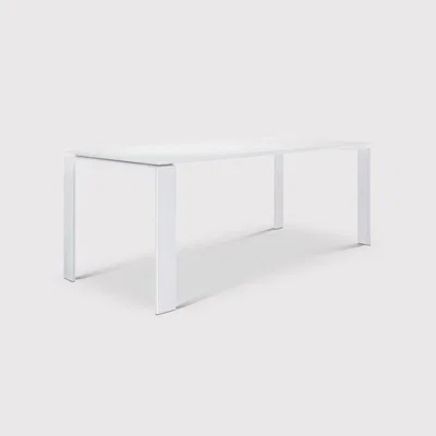 Barker and Stonehouse Kartell Four Dining Table 158X79, White | Barker & Stonehouse