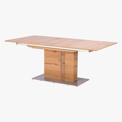 Barker and Stonehouse Felser Extending Dining Table, Santana Oak