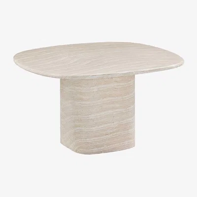 Barker and Stonehouse Zira Dining Table 137cm, Neutral Concrete | Barker & Stonehouse