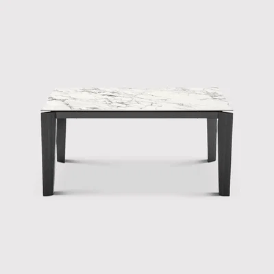 Barker and Stonehouse Calligaris Alpha Extending Dining Table 180x100cm, White | Barker & Stonehouse