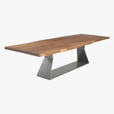 Barker and Stonehouse Riva 1920 Bedrock Plank-C Dining Table, Terry Dwan