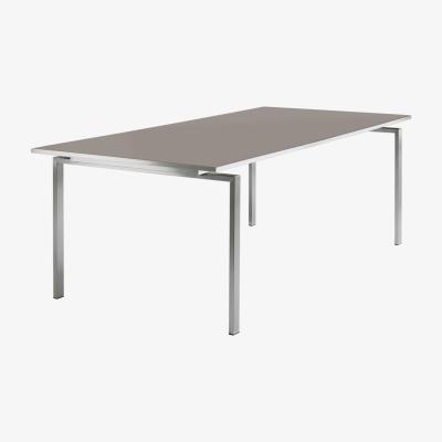 Barker and Stonehouse Barlow Tyrie Mercury 220cm Garden Dining Table, Grey Glass | Barker & Stonehouse