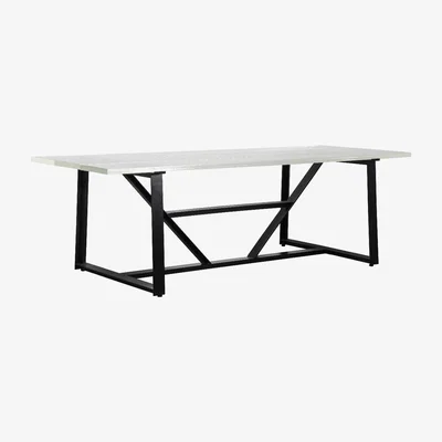 Barker and Stonehouse Timothy Oulton Iceberg Glass Dining Table