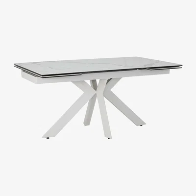 Barker and Stonehouse Salerno Extending Dining Table Ceramic | Barker & Stonehouse