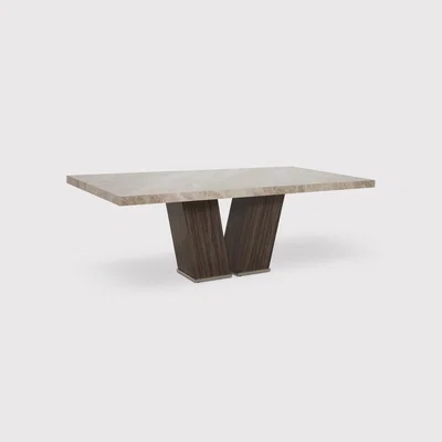 Barker and Stonehouse Ariel Rectangular Dining Table 220x106x74cm, Brown | Barker & Stonehouse