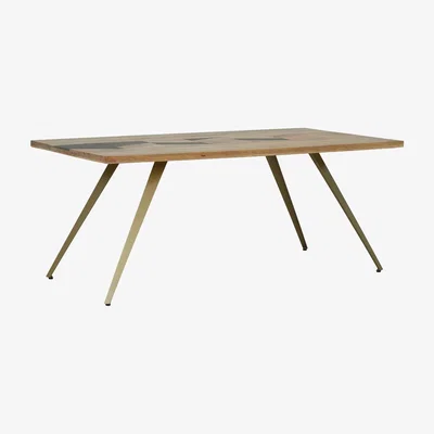 Barker and Stonehouse Leif Dining Table, Neutral Mango Wood | Barker & Stonehouse