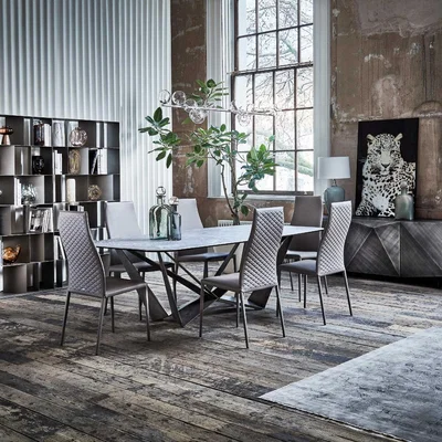 Barker and Stonehouse Cattelan Italia Skorpio Keramik Dining Table, 776 Ceramic | W300cm | Barker & Stonehouse
