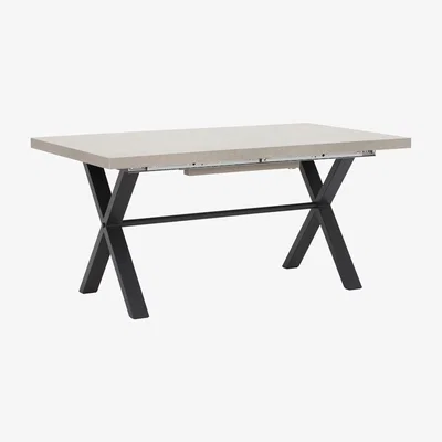 Barker and Stonehouse Kalmer Extending Dining Table, 776 Concrete | Barker & Stonehouse