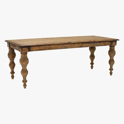 Barker and Stonehouse Taipo 210cm Dining Table, Pickled Walnut