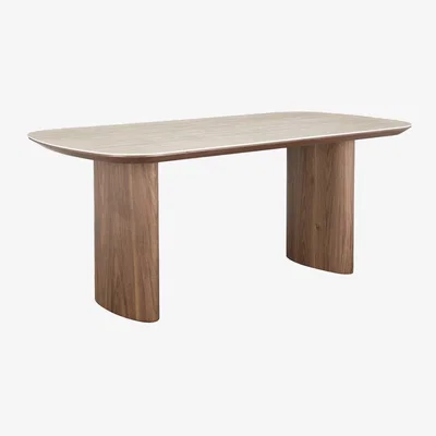 Barker and Stonehouse Sumida Dining Table - Ceramic & MDF, Brown | Barker & Stonehouse