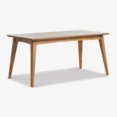 Barker and Stonehouse Burlington 165cm Faux Stone Dining Table, Grey Wood | Barker & Stonehouse